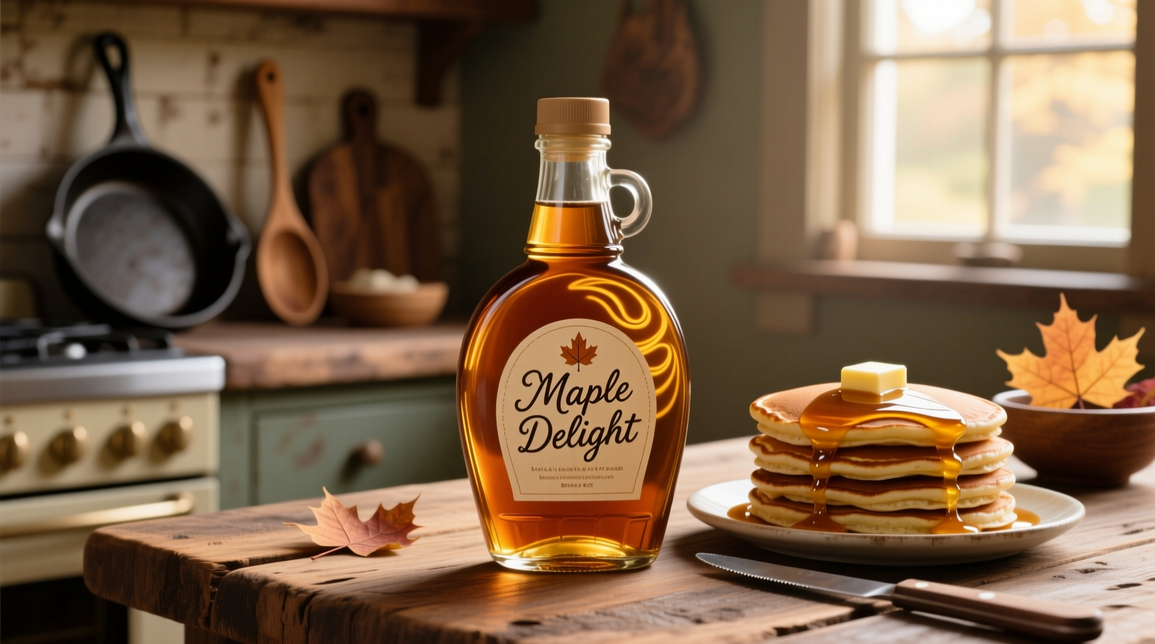 diy maple flavored pancake syrup
