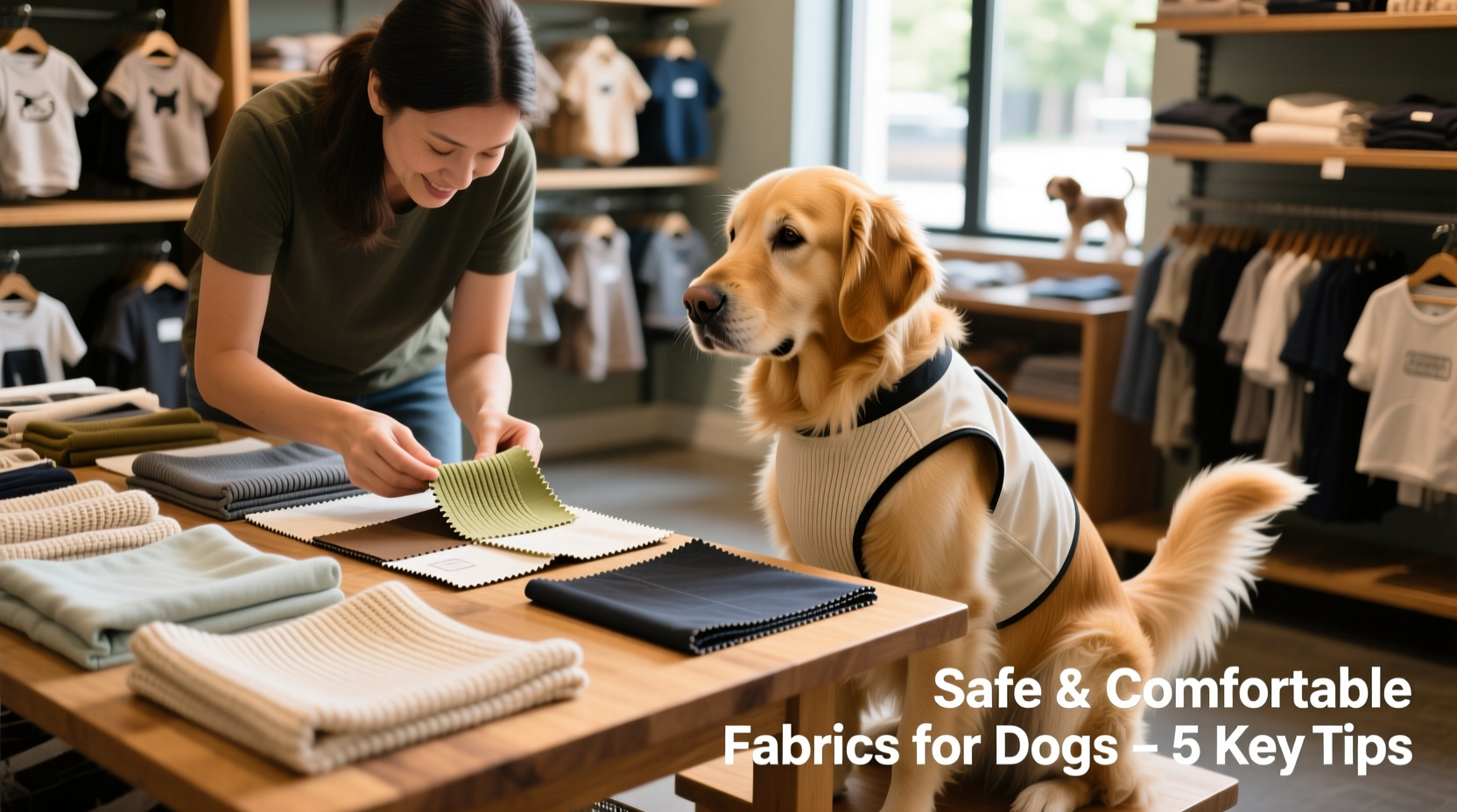 How To Select Safe And Comfortable Fabrics For Your Dogs Clothing