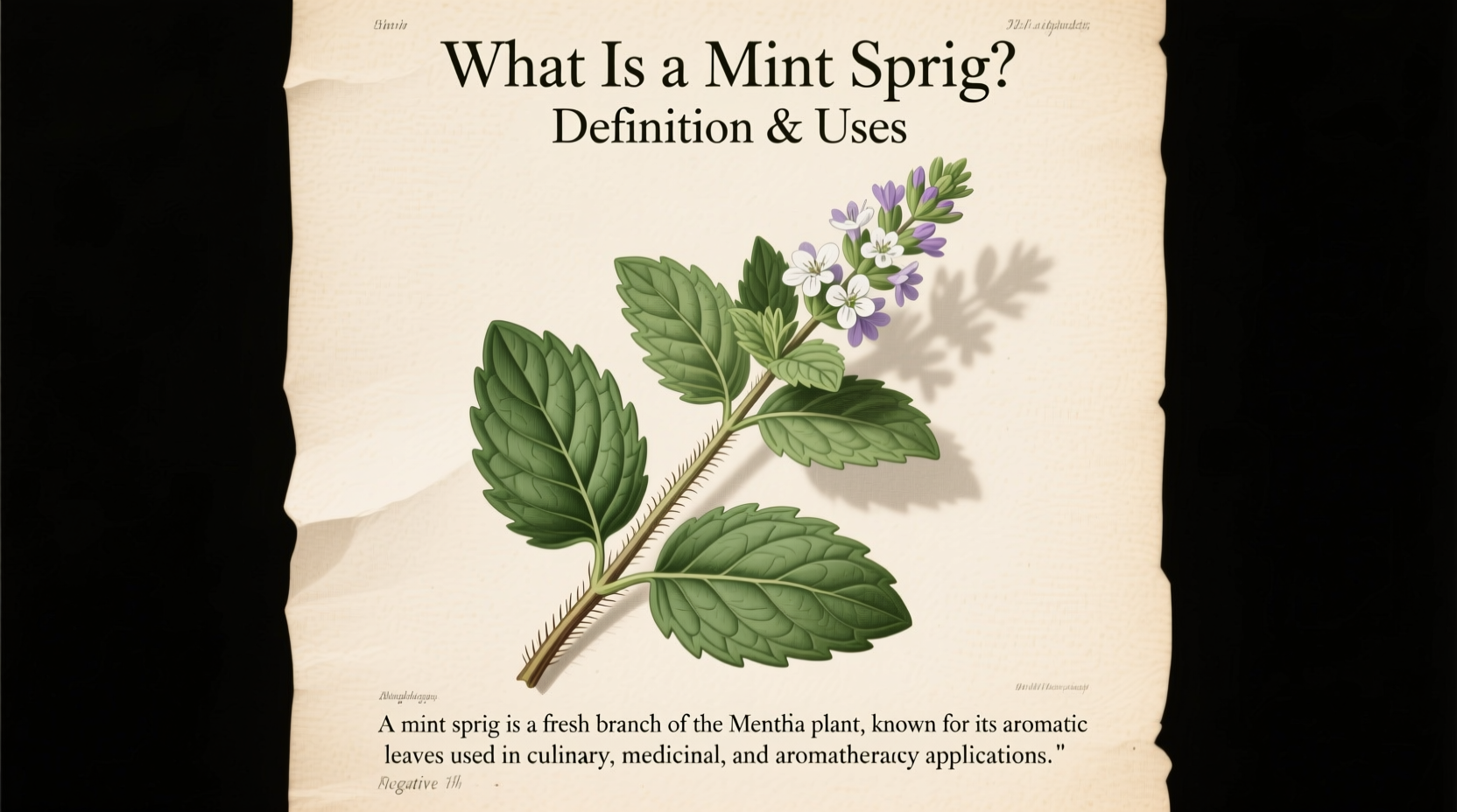 What Is a Mint Sprig? Definition & Uses