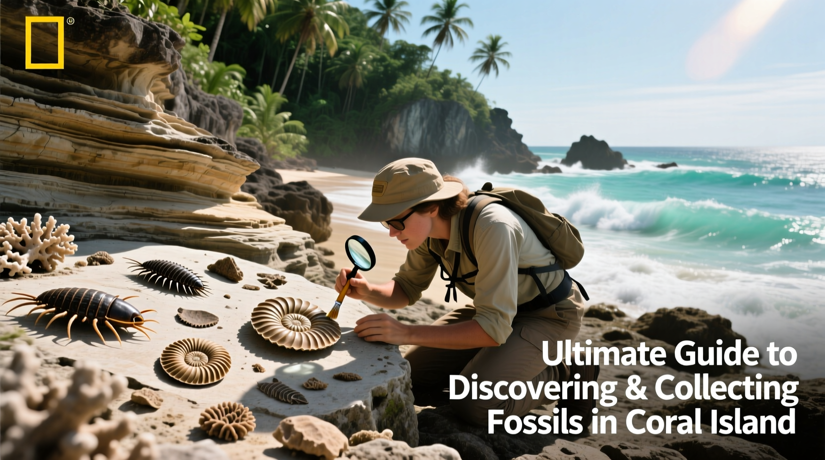 ultimate guide to discovering and collecting fossils in coral island