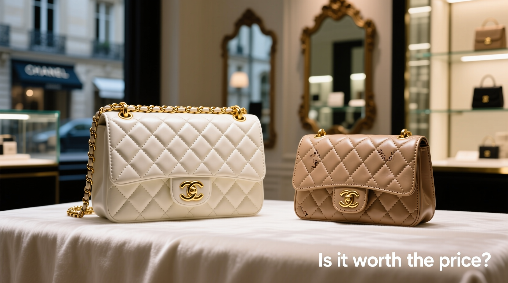 is a chanel chain bag really worth the hype and price over a faux leather bag