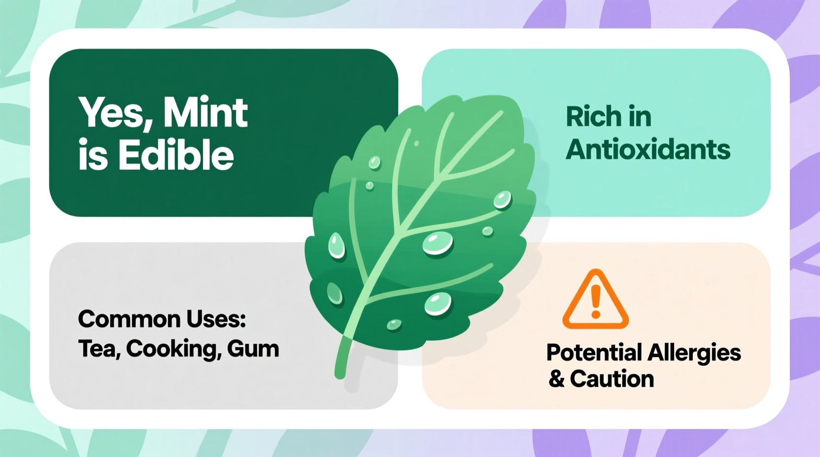 Is Mint Edible? Yes, Here's What You Need to Know