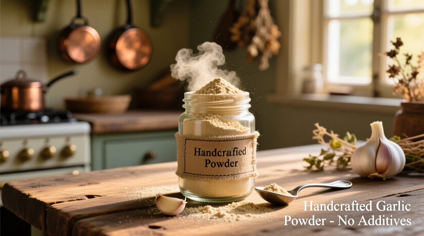 homemade garlic powder