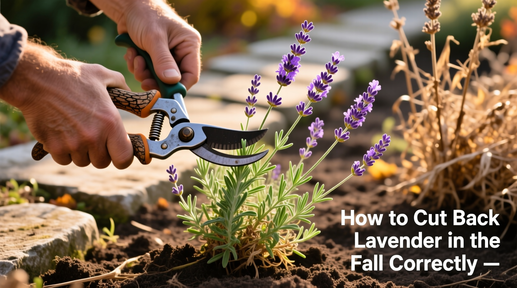 how to cut back lavender in the fall