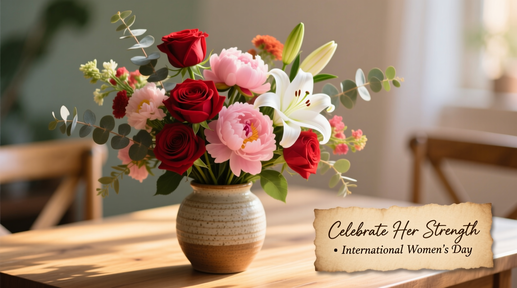 what kind of flowers to get for international womens day