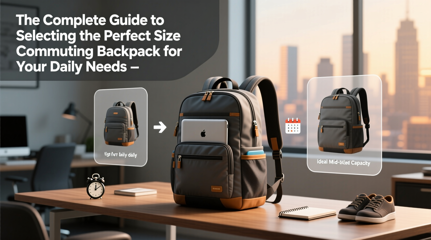 the complete guide to selecting the perfect size commuting backpack for your daily needs