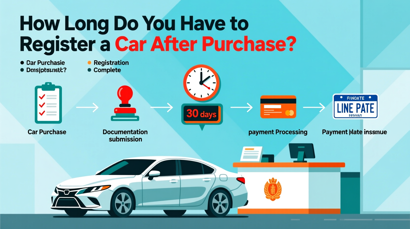 how long do you have to register a car