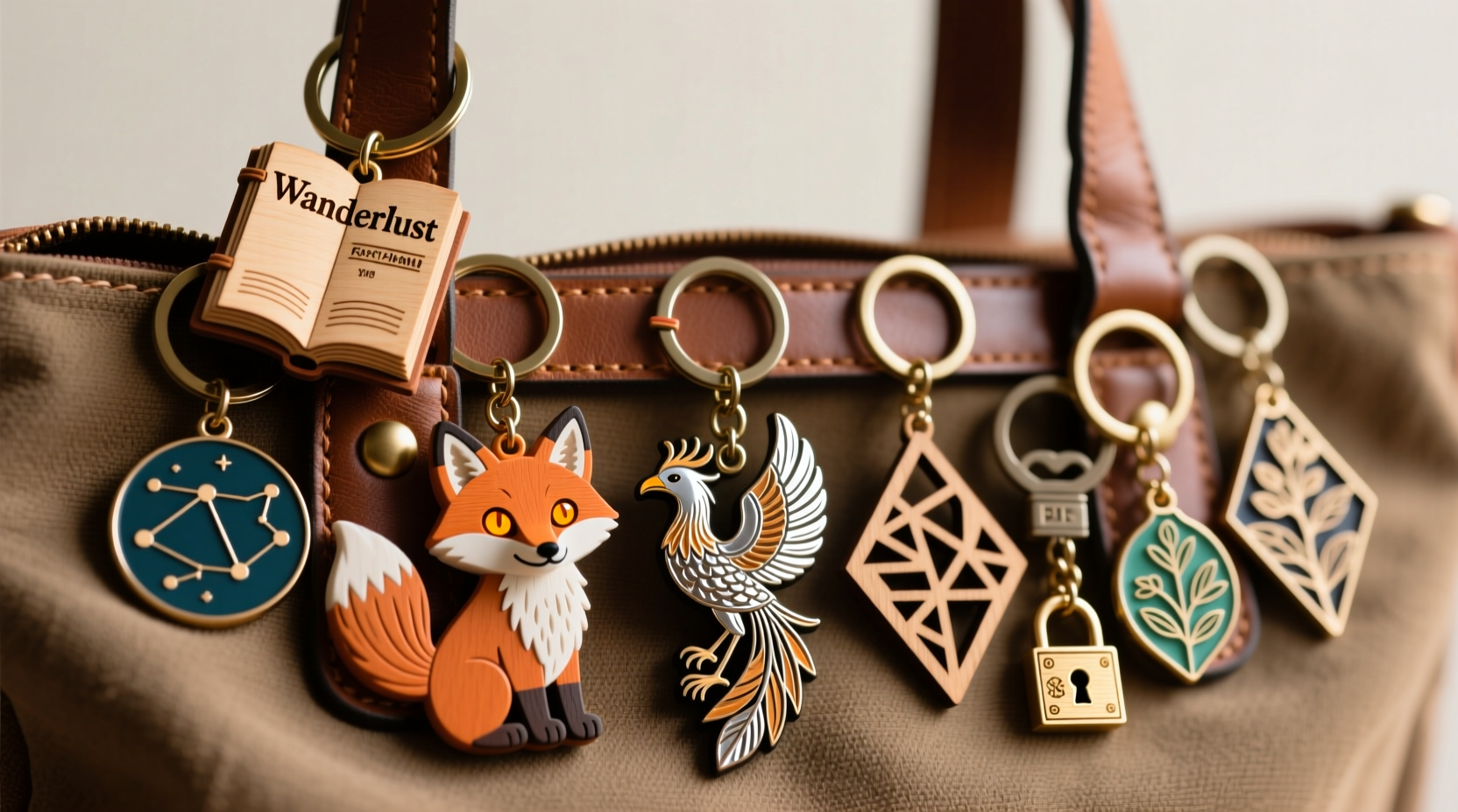 creative ways to personalize your bag using unique keychain ideas