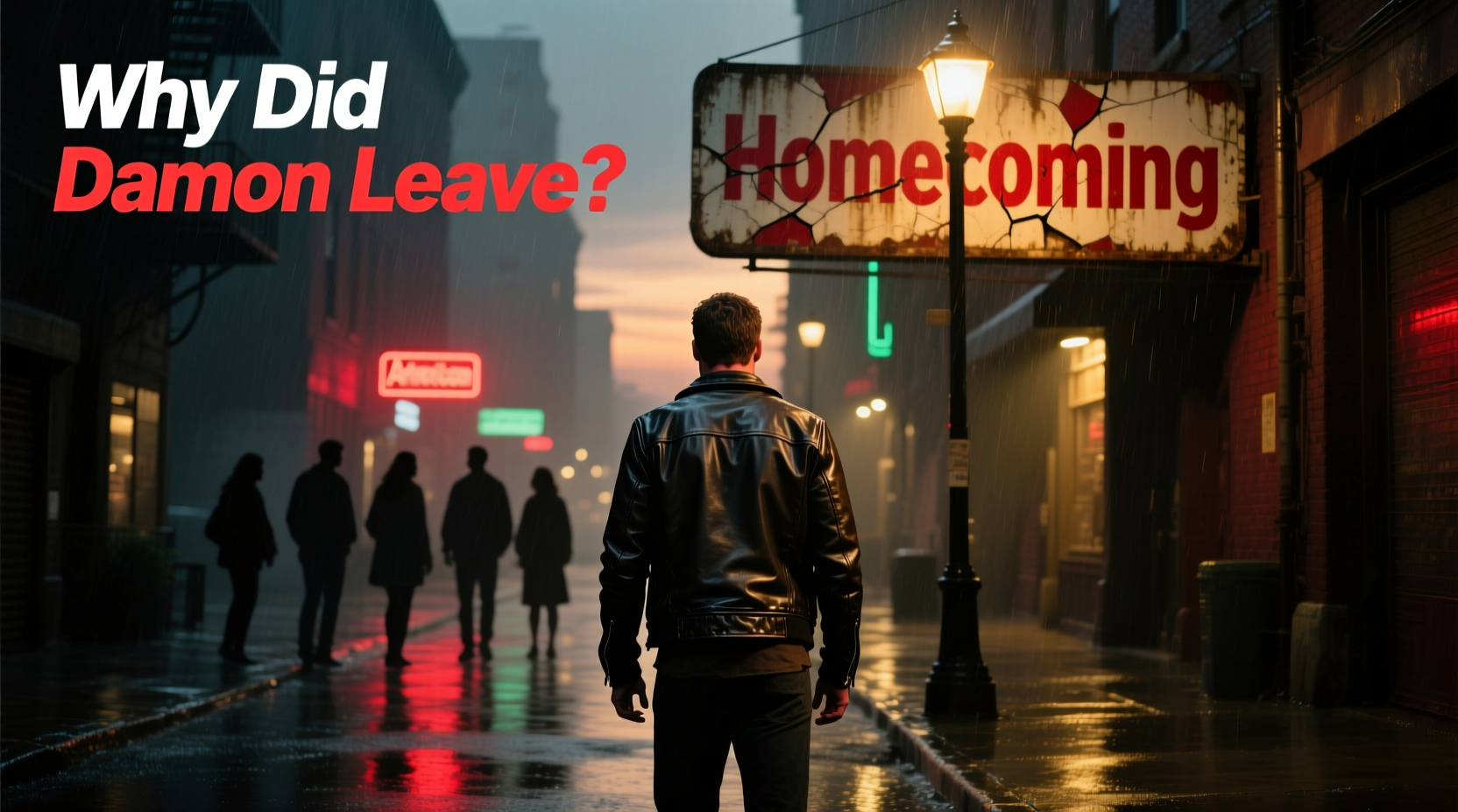 why did damon leave all american homecoming exit explained