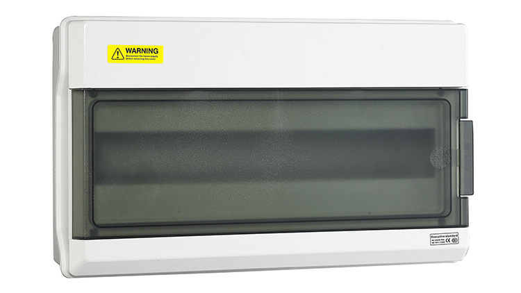 18 Way waterproof industrial ABS PC 381*230*110mm custom surface mounted mcb distribution box