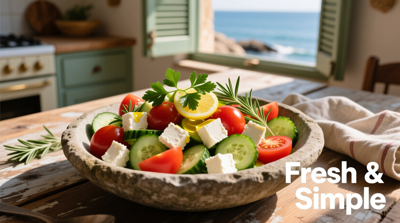 Perfect Tomato Cucumber Feta Salad Recipe in 15 Minutes