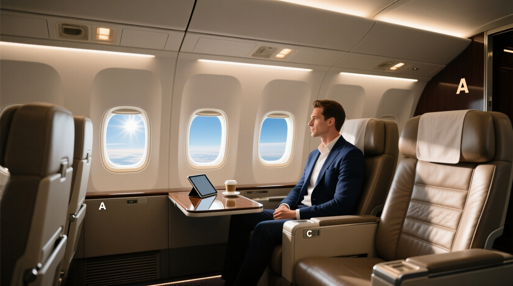 How to choose aircraft seat,Is a or c the window seat?