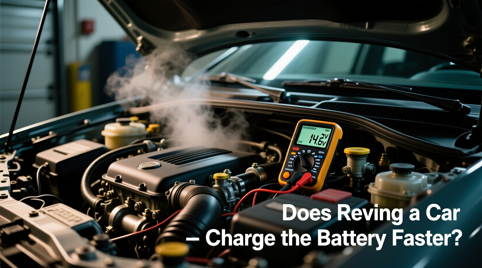 does revving car charge battery