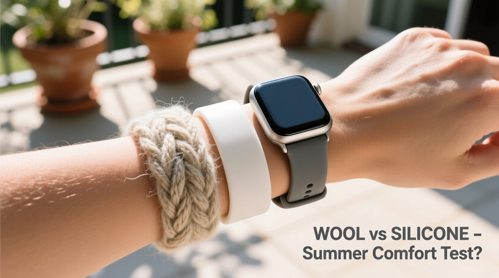 wool vs silicone watch straps does anyone actually prefer wool in the summer