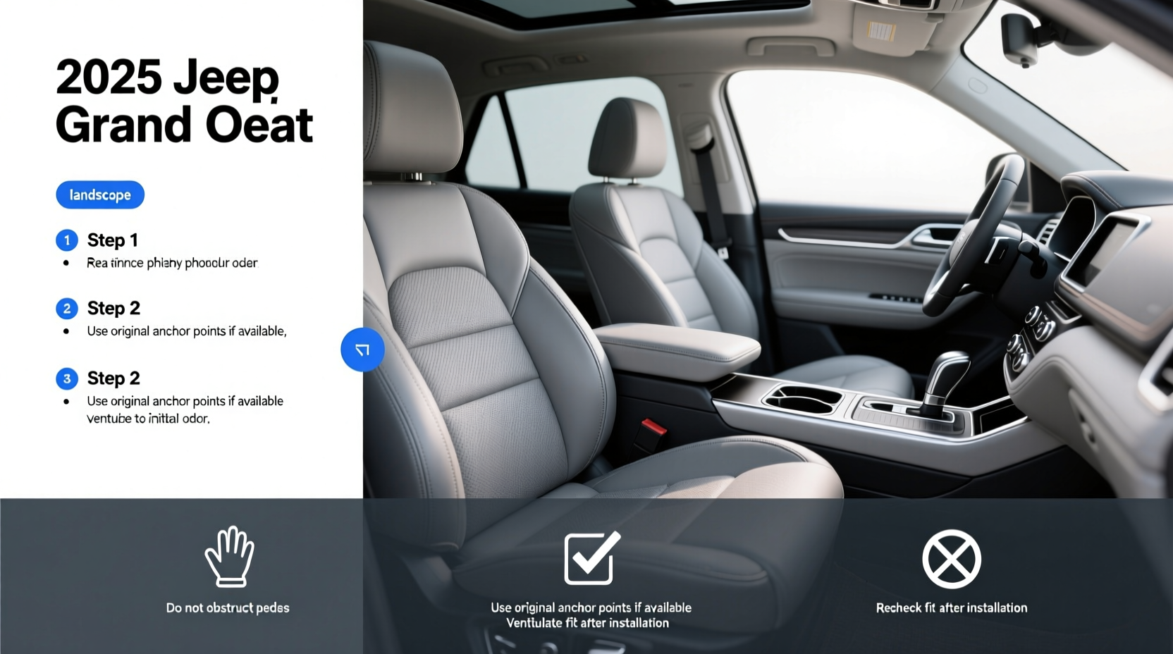 2025 Jeep Grand Cherokee Seat Covers Buying Guide