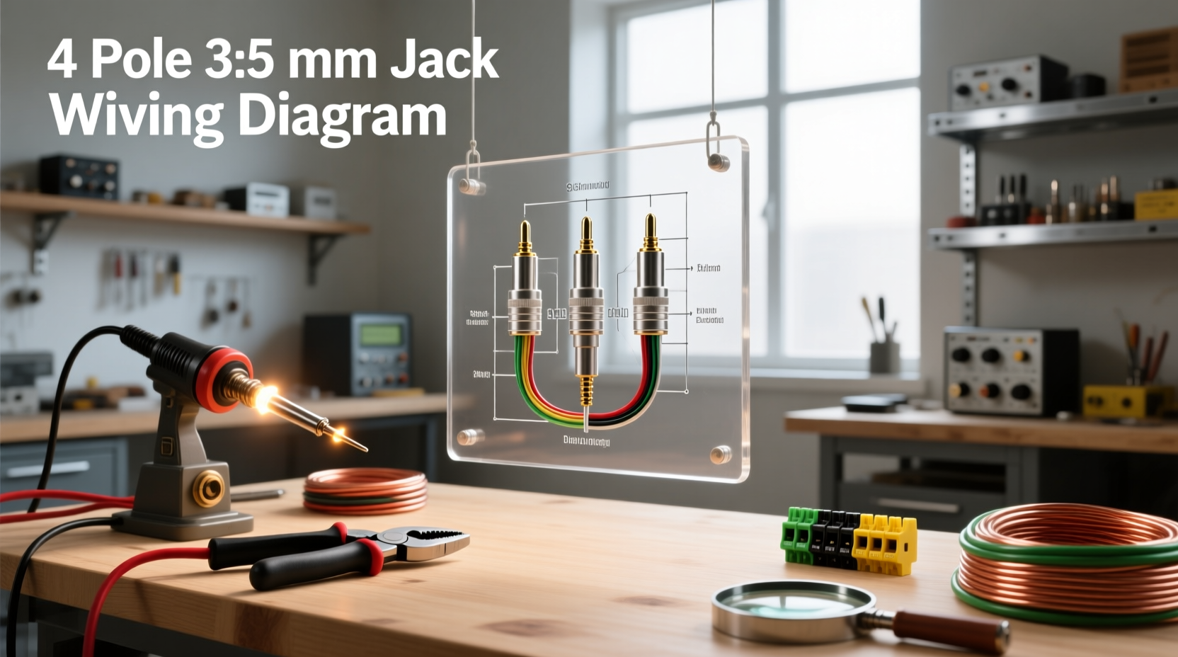 4 pole 3.5mm jack wiring diagram explained
