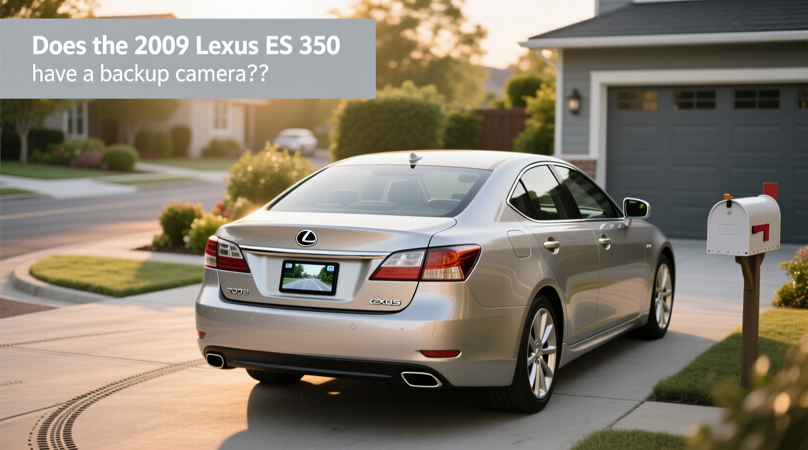 2009 lexus es350 backup camera guide