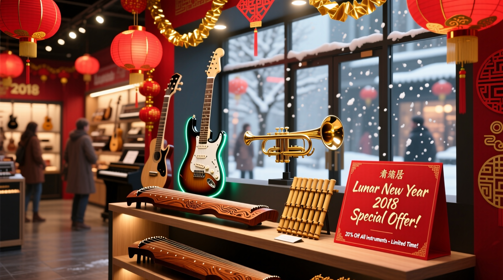 is there new year 2018 offer on musical instruments