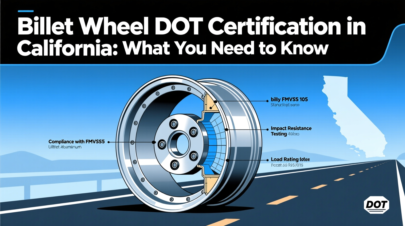 billet wheel doe dot california