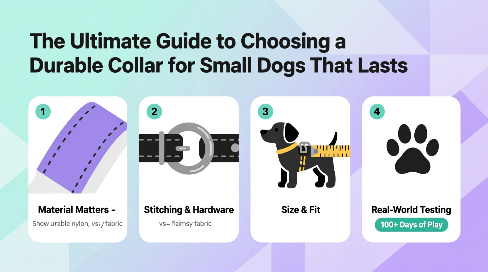 the ultimate guide to choosing a durable collar for small dogs that lasts