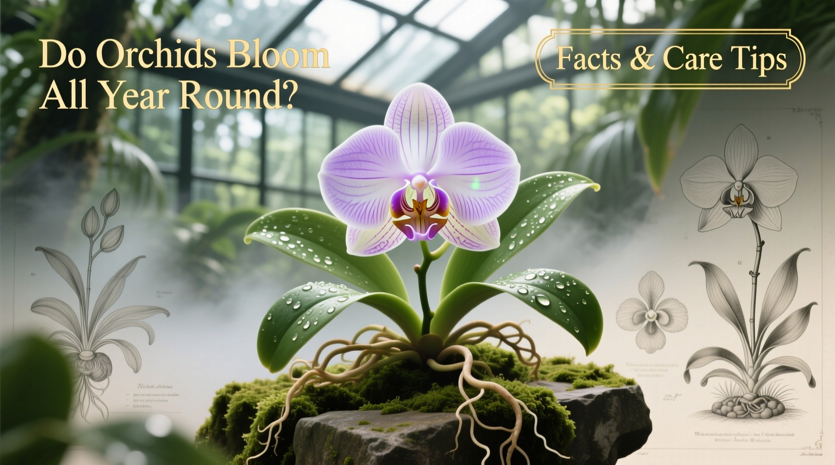 do orchids bloom all year round