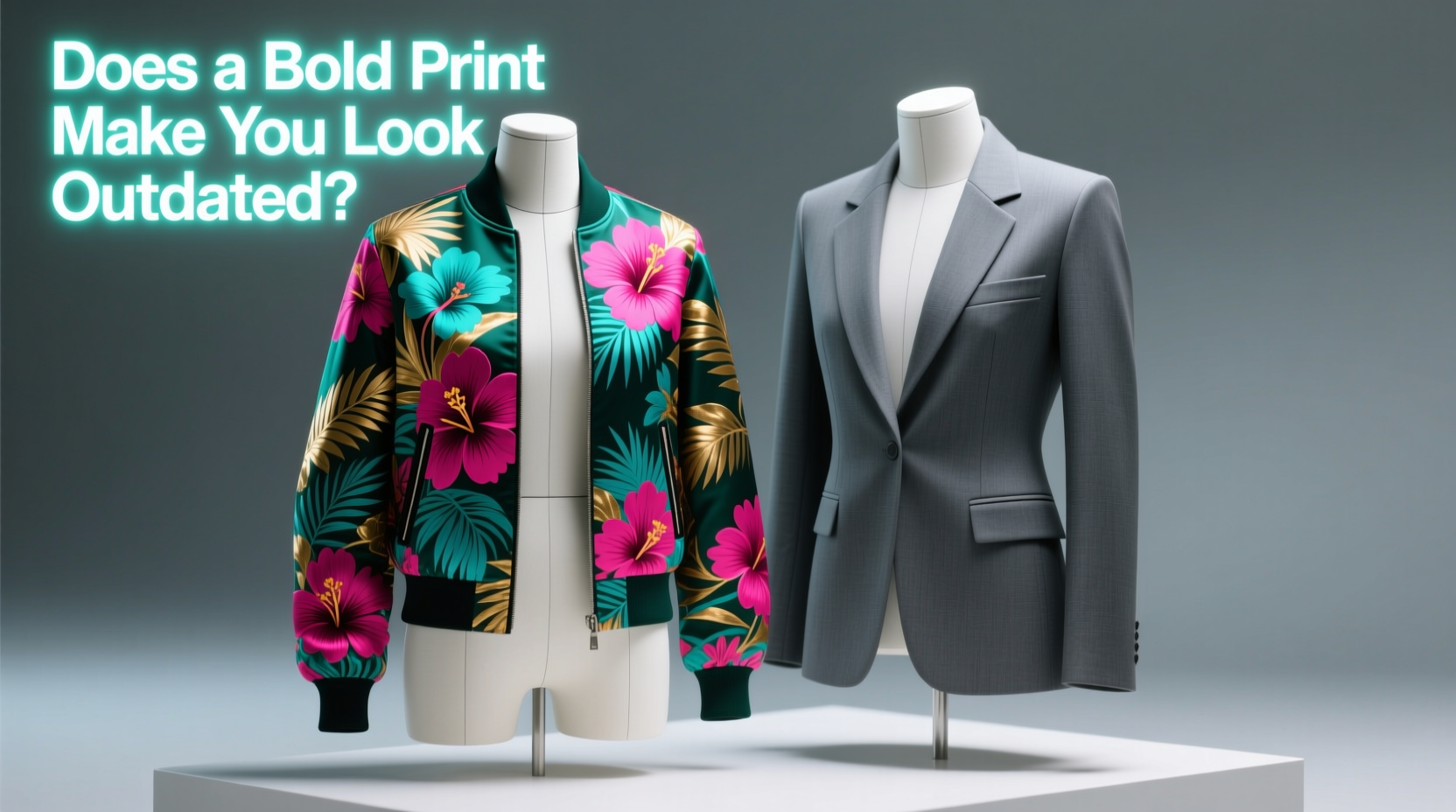 floral vs solid jacket does a bold print make you look outdated