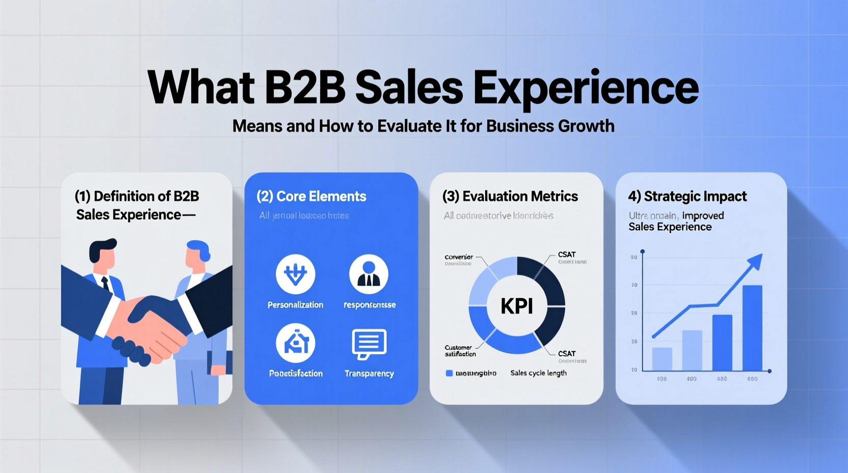what b2b sales experience