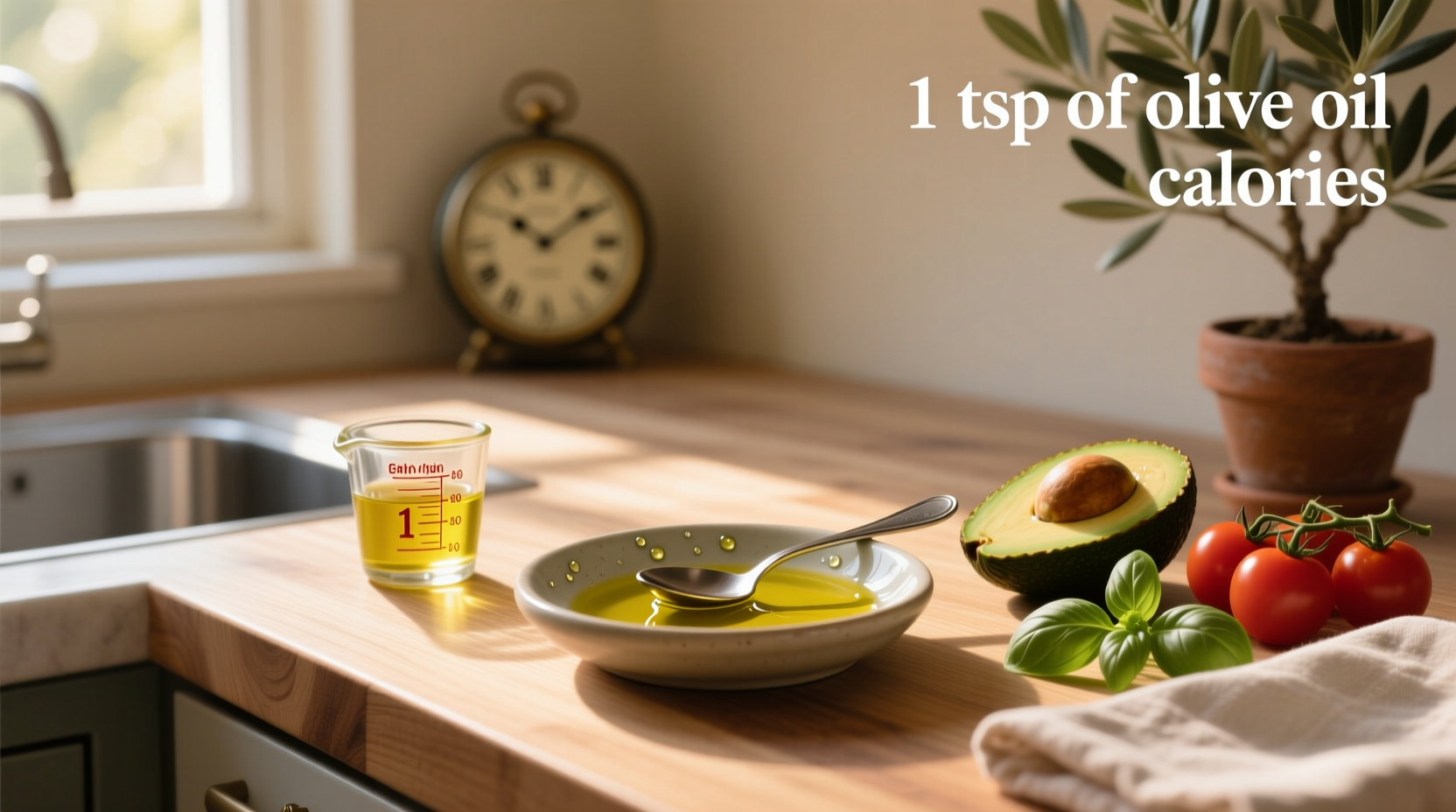 1 tsp olive oil calories health impact