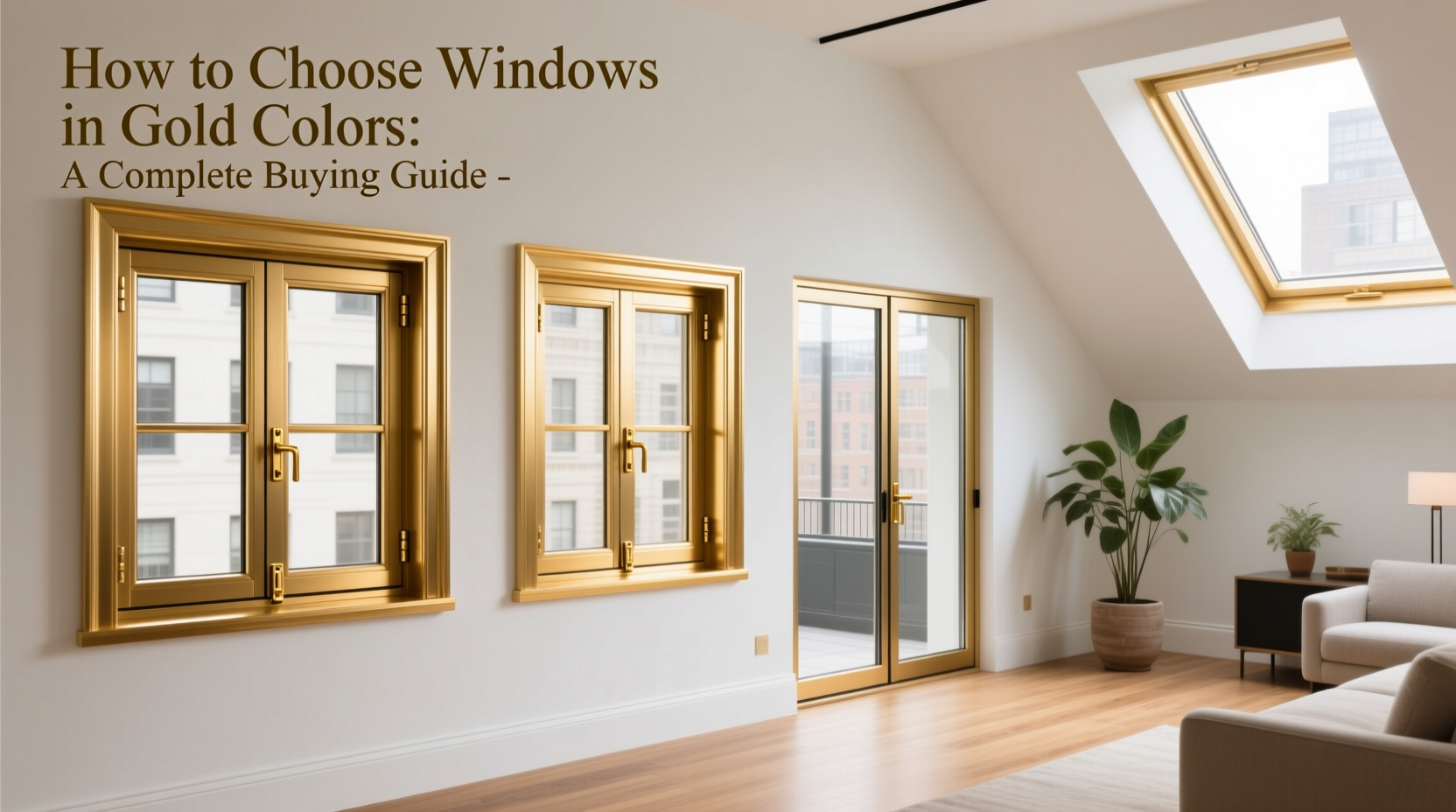 How to Choose Windows in Gold Colors: A Complete Buying Guide