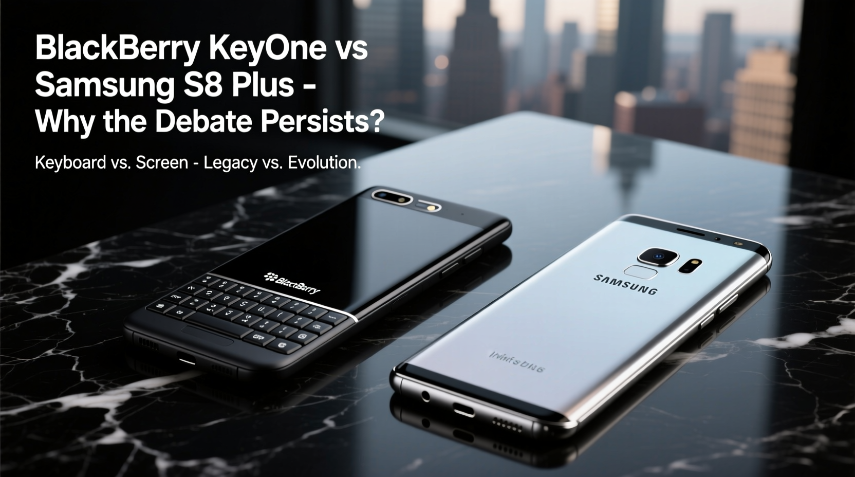 blackberry keyone vs samsung s8 plus why are people still debating this
