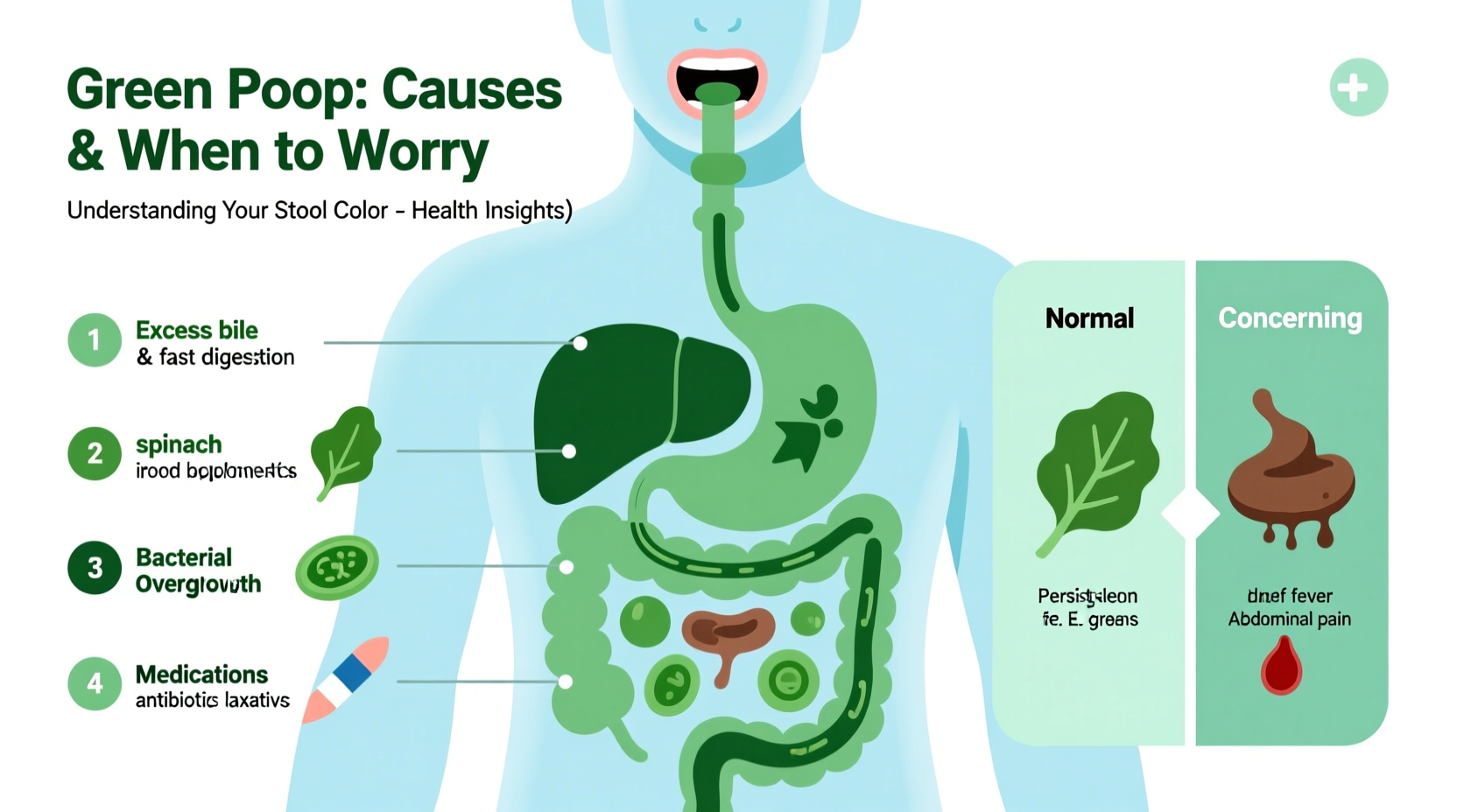green feces what causes green poop and when to worry
