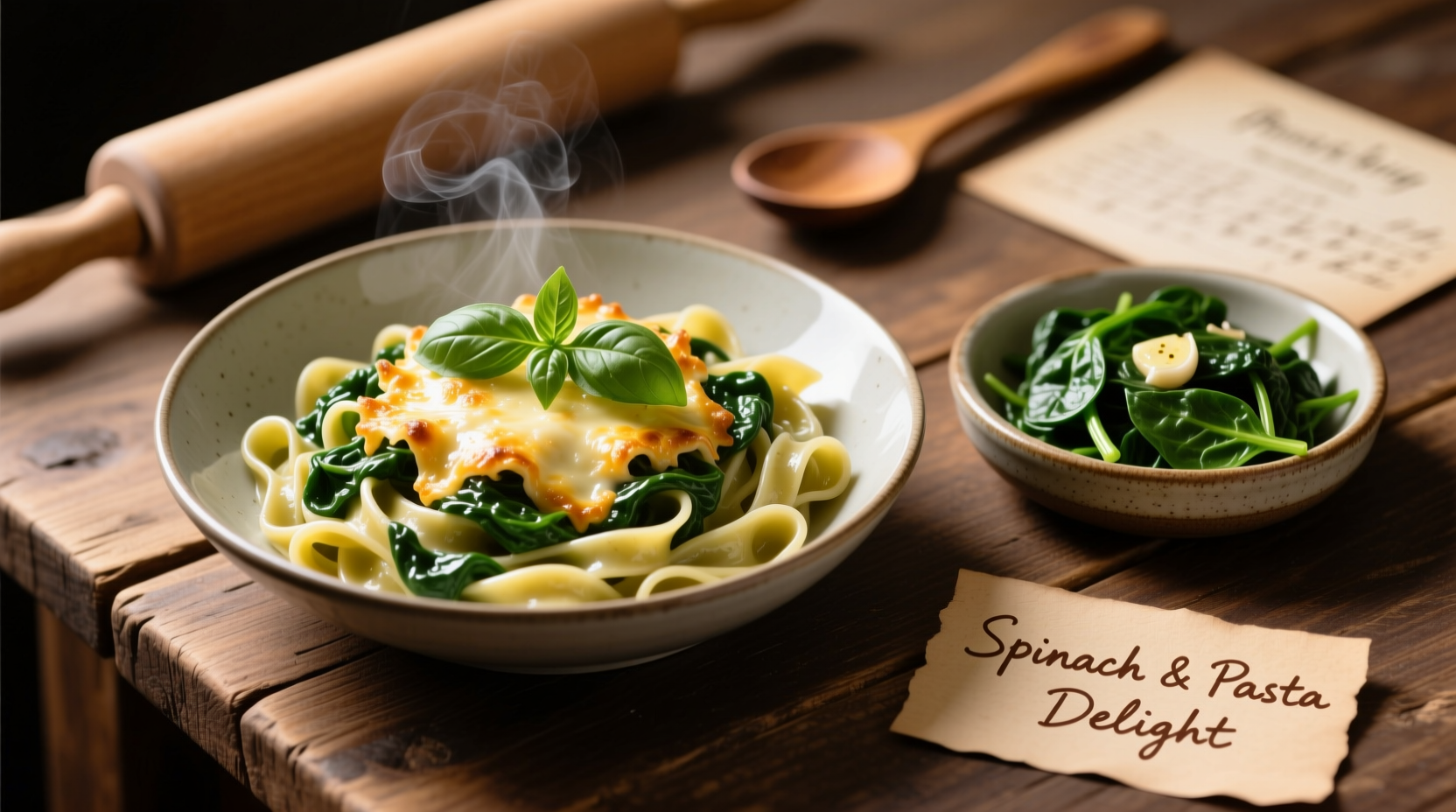 5 Spinach and Pasta Recipes Ready in 30 Minutes