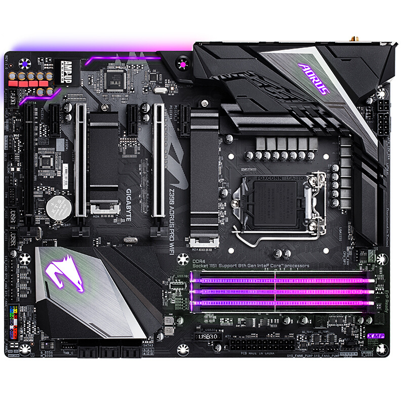 GIGABYTE Z390 AORUS PRO WIFI Motherboard with Intel Core i9-9900K