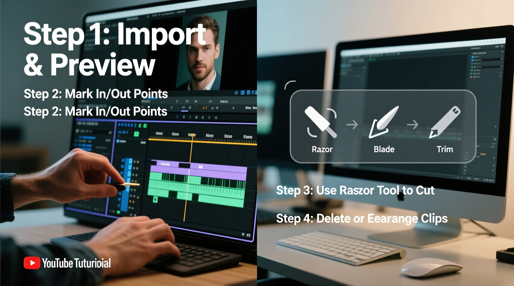 mastering video editing step by step guide on how to cut out sections of a video easily
