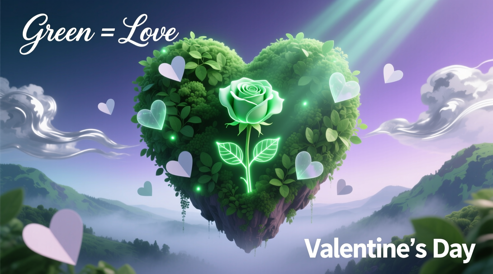 what does green mean in valentines day