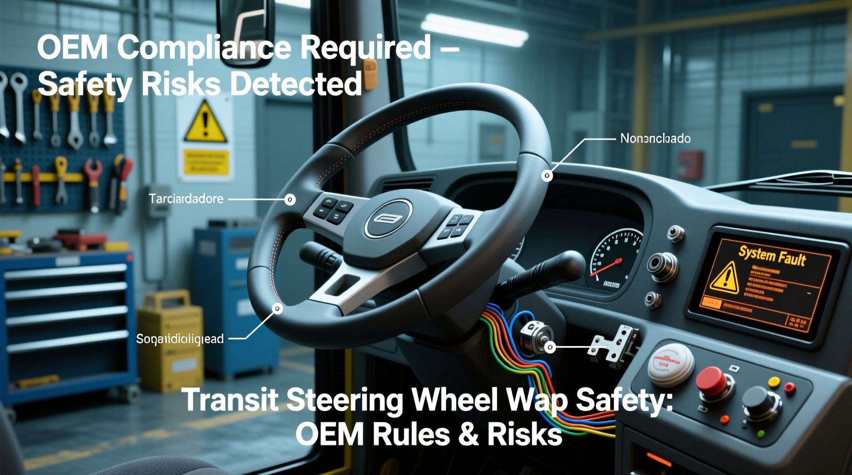 Transit Steering Wheel Swap Safety: OEM Rules & Risks