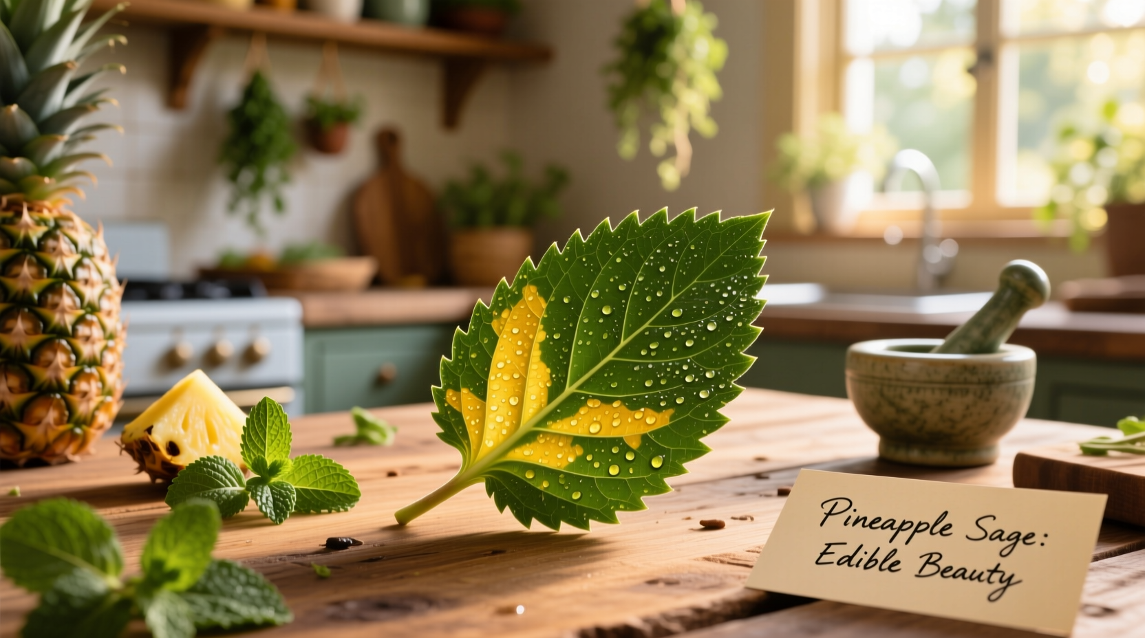 can you eat pineapple sage