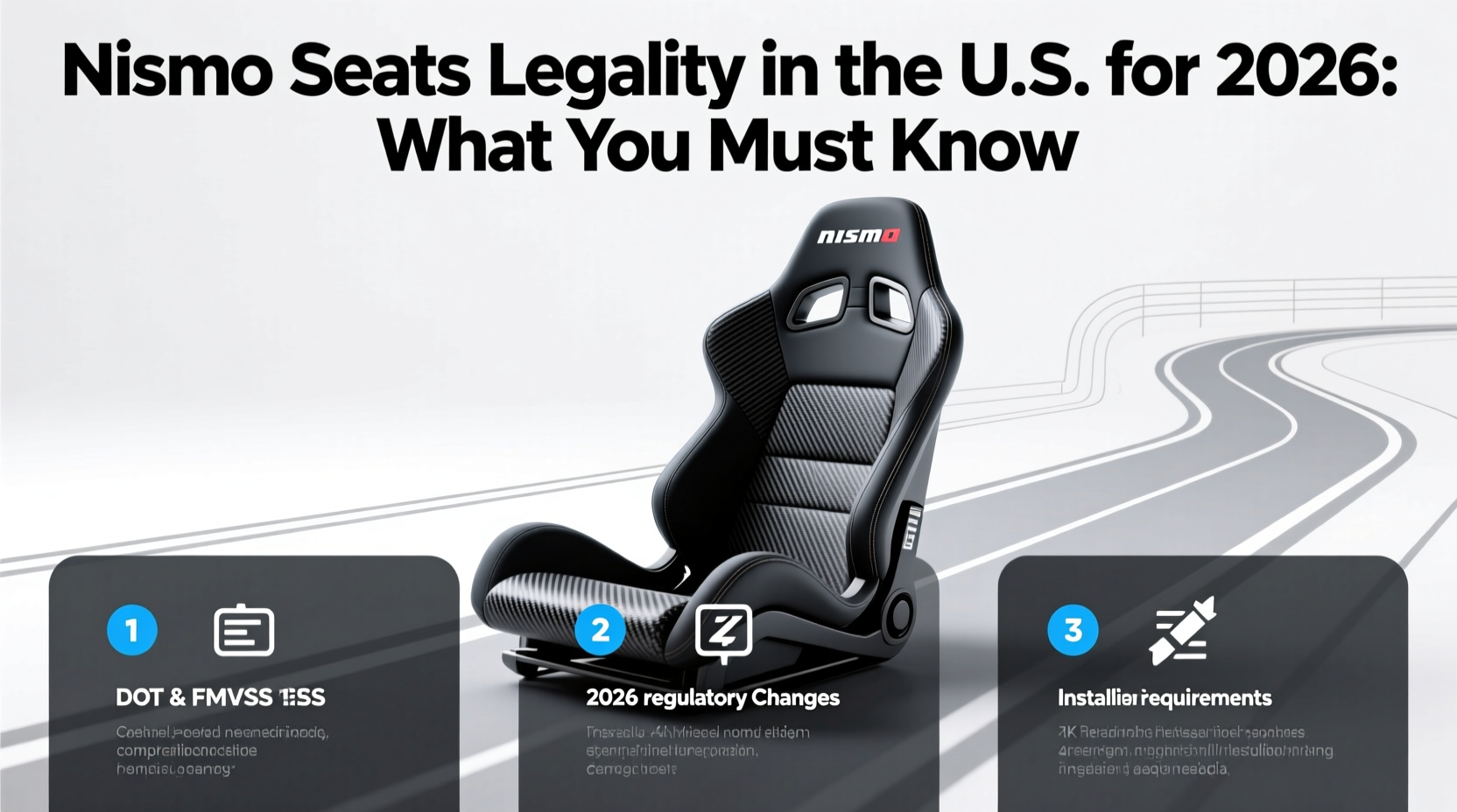 Nismo Seats Legality in the U.S. for 2026: What You Must Know