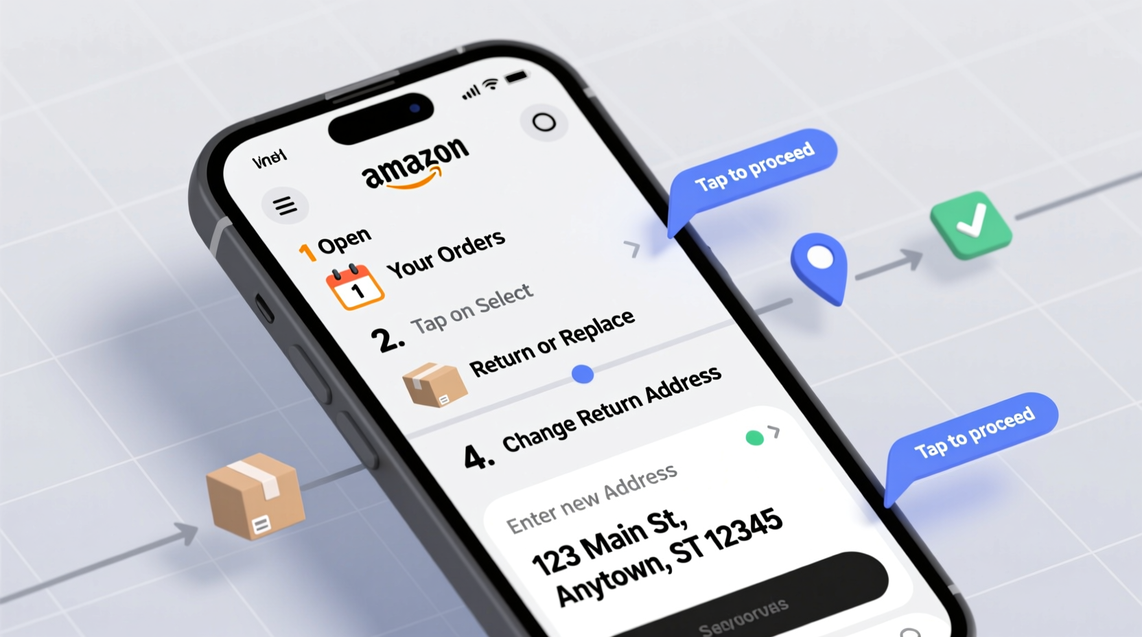 step by step guide to changing your amazon return location for easy returns
