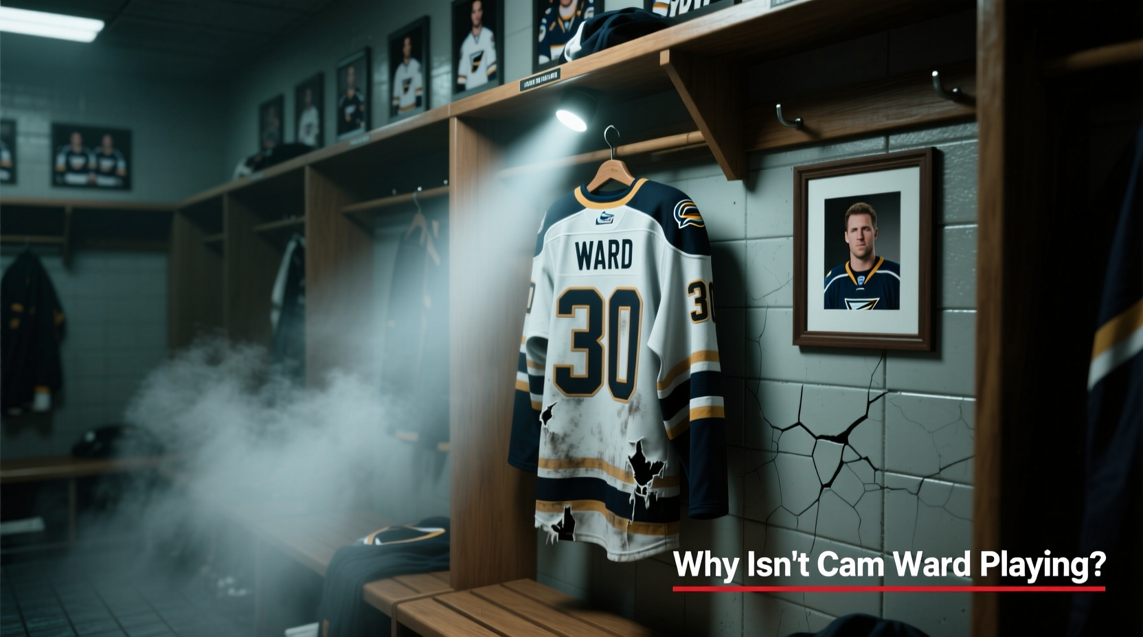 why isnt cam ward playing status team and more