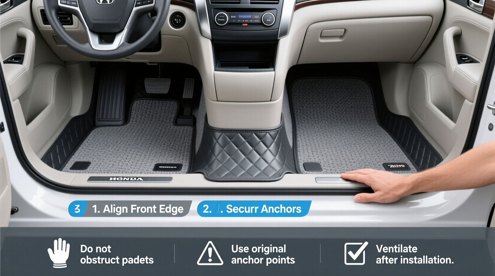 2009 honda cr v all weather floor mats