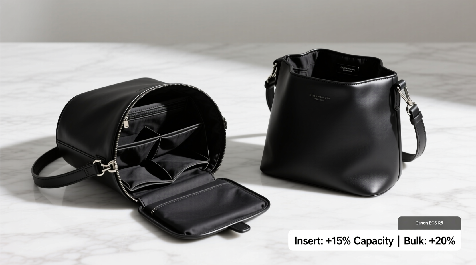 bucket bag with insert vs regular is it worth the extra bulk