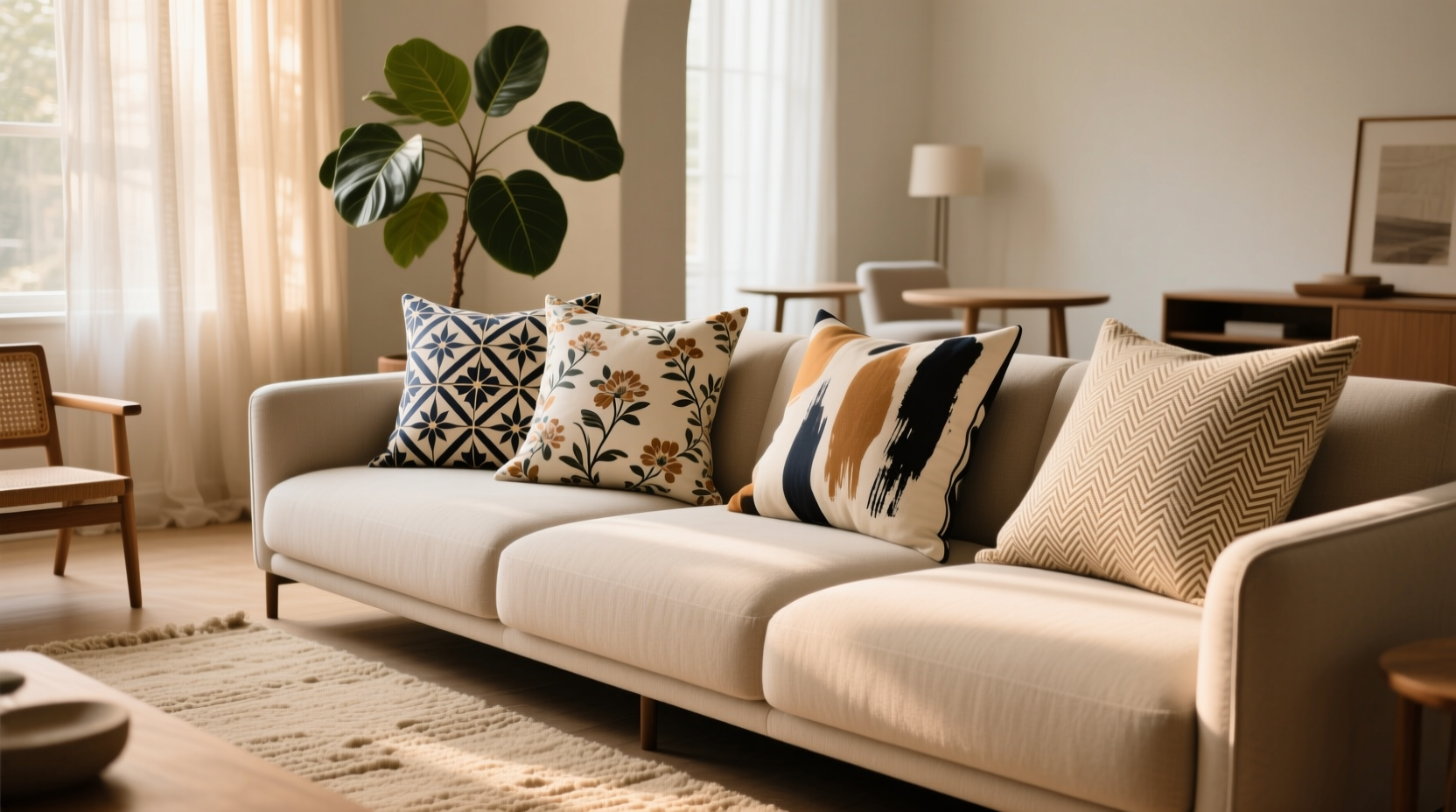 mastering the art of mixing and matching patterned pillow covers for a stylish home