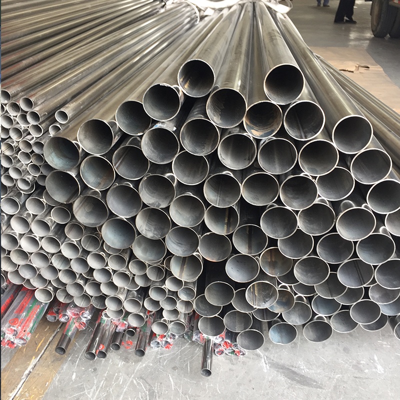 Round Stainless Steel Pipe ASTM A270 A554 SS304 316L 316 310S 440 1.4301 321 904L 201 Square Pipe Inox SS Seamless Tube