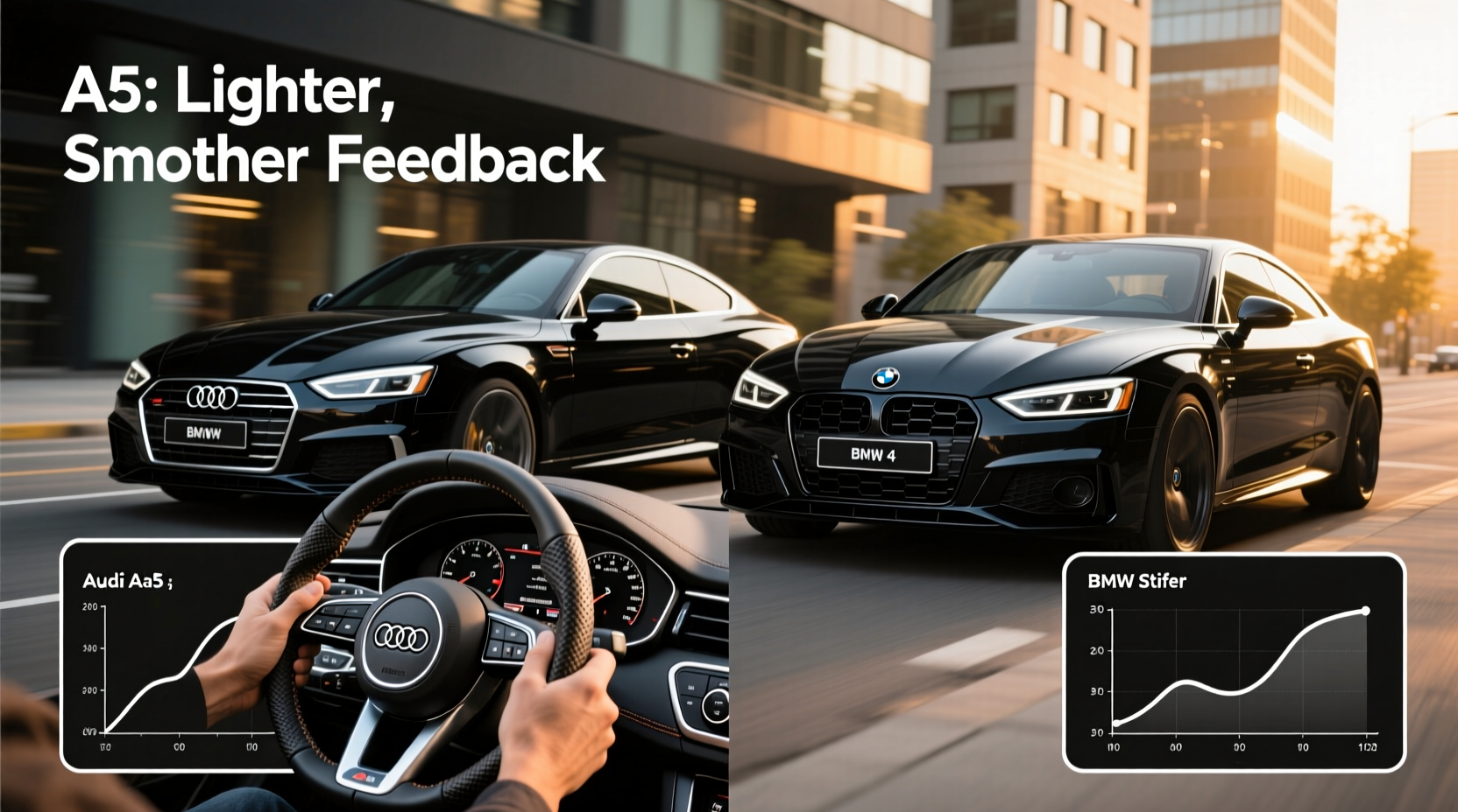 a5 vs bmw4 steering feel