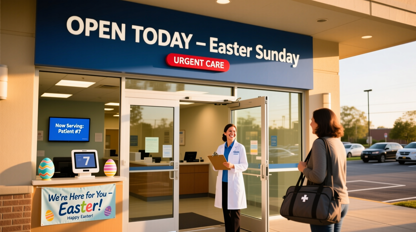 is urgent care open on easter