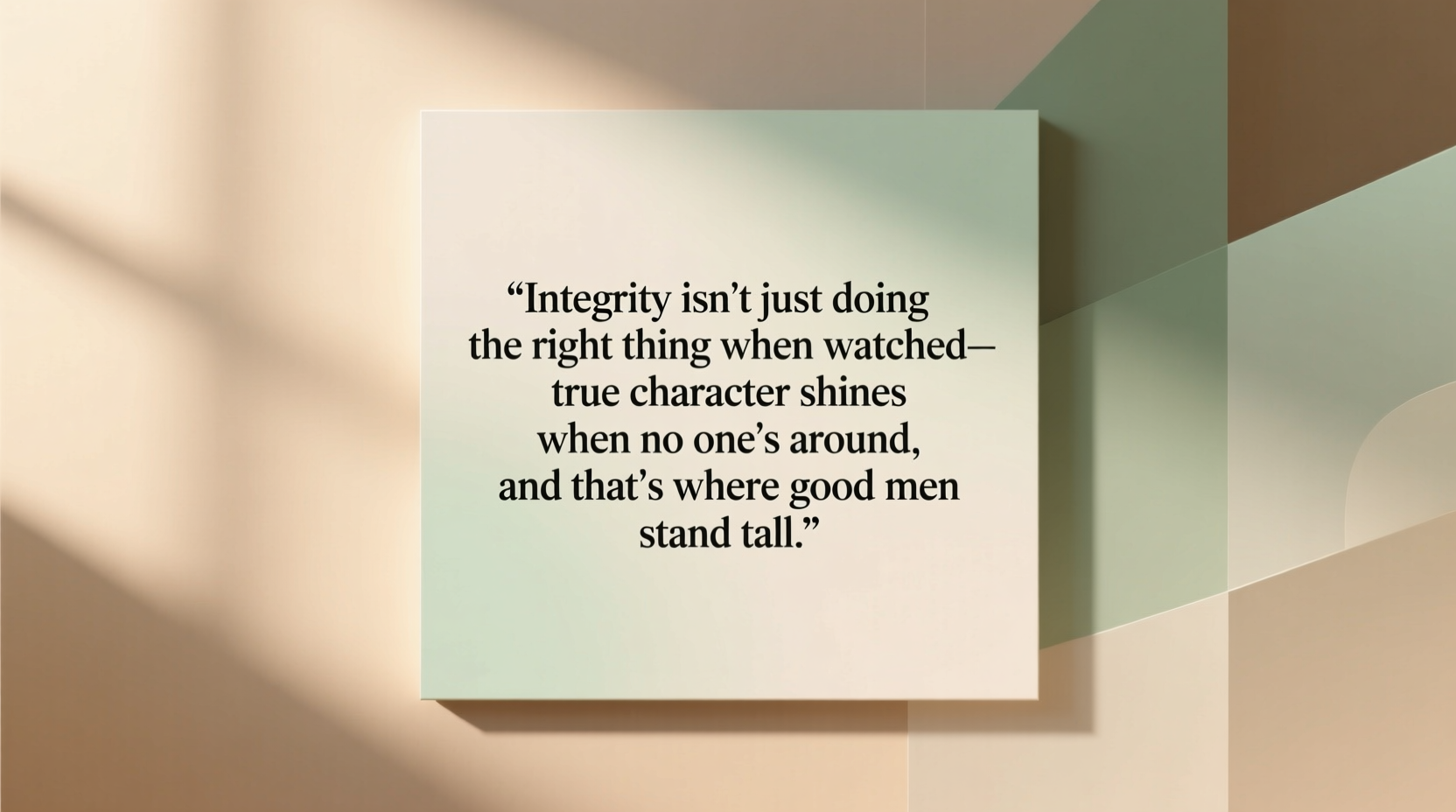 good men quotes