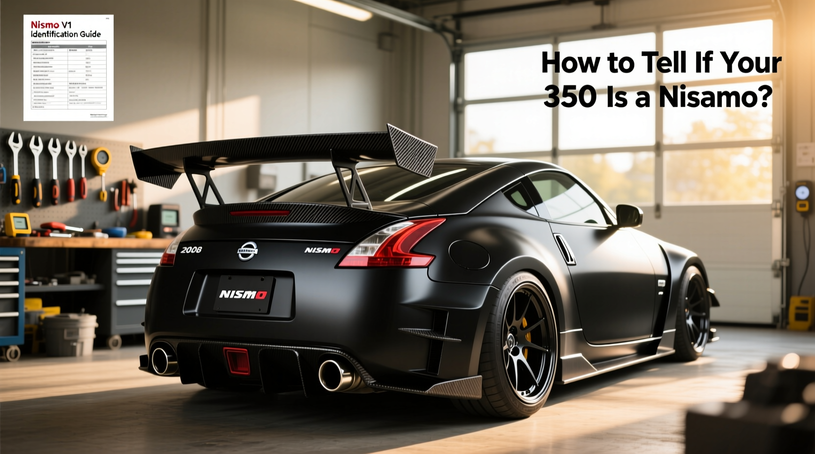 How to choose 350z nismo v1 rear spoiler,How to tell if your 350Z is a Nismo?