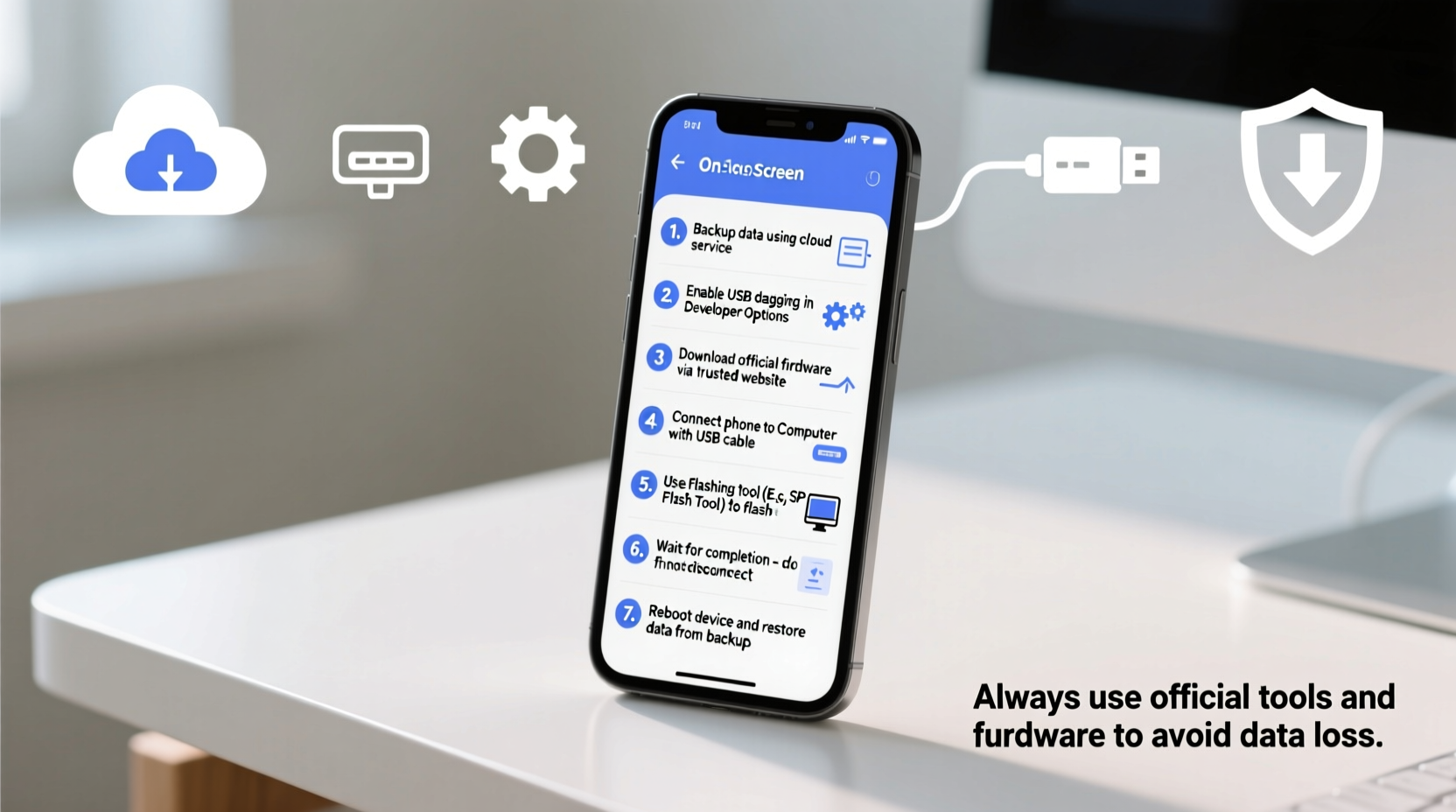 step by step guide how to safely flash your cell phone without losing data