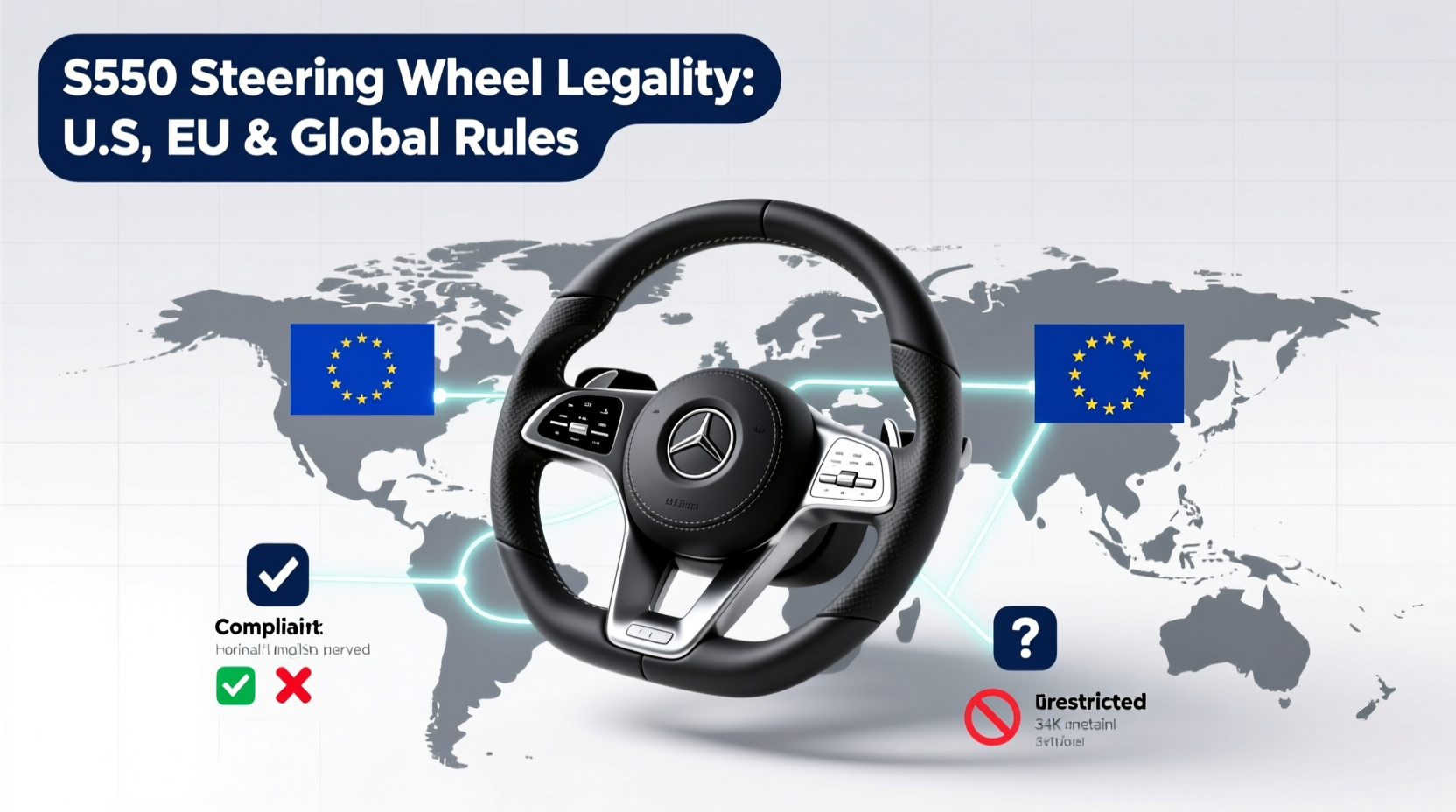 s550 steering wheel legality